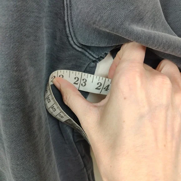 John Elliott Sweatshirt Mens Large 3 Grey Washed Distressed Sweatshirt Grunge - Picture 7 of 14